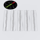 5x Clear Acrylic Piano Hinges 200 mm x 42 mm, Continuous Plastic Hinges