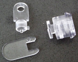 Acrylic Plastic Cam lock Latch Lock Display Cabinet Lock & Key - Perspex Plastic