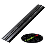 Cerniera a nastro nera in acrilico 300 mm, continua in plastica