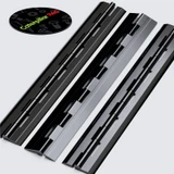 Black Acrylic Piano Hinges 300 mm, Continuous Plastic Hinges