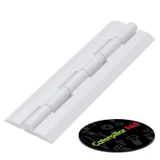 White Acrylic Piano Hinges 150 mm, Continuous Plastic Hinges