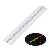 5x Clear Acrylic Piano Hinges 300 mm x 45 mm, Continuous Plastic Hinges