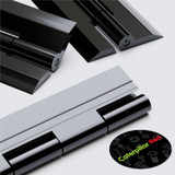 Black Acrylic Piano Hinges 150 mm, Continuous Plastic Hinges