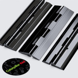 Black Acrylic Piano Hinges 150 mm, Continuous Plastic Hinges