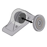 Small Magnetic Catch Latch 2 Pieces Clear Acrylic Plastic Perspex Transparent