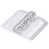 5x Clear Acrylic Piano Hinges 25 mm x 32 mm, Continuous Plastic Hinges