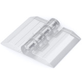 5x Clear Acrylic Piano Hinges 25 mm x 32 mm, Continuous Plastic Hinges