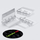5x Clear Acrylic Piano Hinges 25 mm x 32 mm, Continuous Plastic Hinges