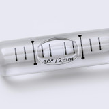 Replacement Level Glass Vial, Spirit Bubble Level, No Nib, 34 mm x 10 mm