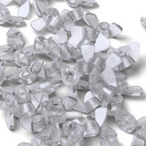 20x Clear Acrylic Plastic Butterfly Wing Nuts M8, Thumb Nuts