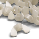 20x Natural Nylon Plastic Butterfly Wing Nuts M6, Thumb Nuts