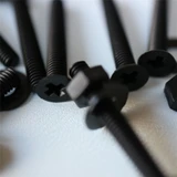 20x Black PP Countersunk Plastic Screws & Bolts M3 x 20 mm, Nuts & Washers