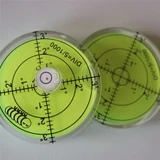 3 x livelle a bolla circolari acriliche verdi, 60 mm + 15 mm