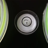 3 x livelle a bolla circolari acriliche verdi, 60 mm + 15 mm
