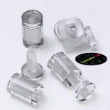4x Clear Acrylic Standoffs 19 x 25 mm, Sign Spacers, Wall Mount Panel Supports