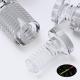 4x Clear Acrylic Standoffs 13 x 19 mm, Sign Spacers, Wall Mount Panel Supports