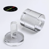 4x Distanziatori acrilici trasparenti 25x25 mm supporti murali per cartelli