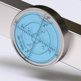 Magnetic Metal 60 mm Diameter Bullseye Spirit Bubble Level, Round, Blue
