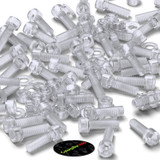 50x Clear Acrylic Socket Head Machine Screws M6 x 20 mm, Nuts & Washers