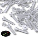 50x viti TCEI in acrilico trasparente M3 x 20 mm, dadi & rondelle