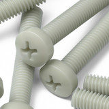50x viti metriche nylon rinforzato fibra di vetro M3 x 20mm + dadi/rondelle