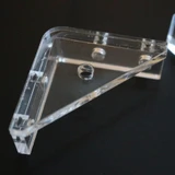 4x V3 5 mm Corner Brackets, Clear Acrylic + 20x M5 Bolts