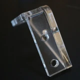 4x V3 5 mm Corner Brackets, Clear Acrylic + 20x M5 Bolts