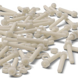 50x Natural Nylon Socket Head Machine Screws M6 x 40 mm, Nuts & Washers
