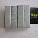4x Silver Grey Magnetic USB Presentation Gift Boxes, Flash Drives, Wedding