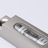 Metal Precision Level Glass Vial, Spirit Bubble Level, 66 mm, MGV-661514-CS