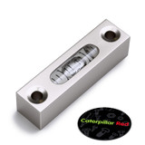 Metal Precision Level Glass Vial, Spirit Bubble Level, 58 mm, MGV-581514-CS