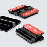 10x cerniere a nastro nere in acrilico 32 mm, autoadesive, senza colla