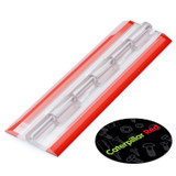 4x Clear Acrylic Piano Hinges 150 mm, Self-Adhesive, No Glue Required