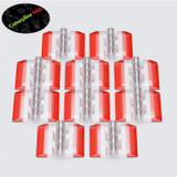 10x cerniere a nastro trasparenti in acrilico 30 mm, autoadesive
