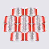 10x cerniere a nastro trasparenti in acrilico 30 mm, autoadesive