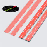 2x 950 mm Clear Acrylic Flexible Hinges, Self-Adhesive, No Glue Required