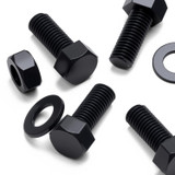 20x bulloni esagonali neri in nylon PA66 M10 x 25 mm, dadi e rondelle