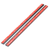 4x 300 mm Black Acrylic Flexible Hinges, Self-Adhesive, No Glue Required