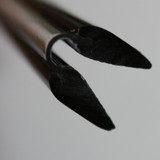 3x 300mm Black low profile flex hinges, flexible living hinges, plexiglass, Continuous Acrylic Piano Hinges