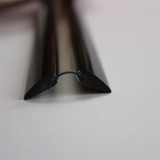 3x 300mm Black low profile flex hinges, flexible living hinges, plexiglass, Continuous Acrylic Piano Hinges