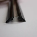 3x 300mm Black low profile flex hinges, flexible living hinges, plexiglass, Continuous Acrylic Piano Hinges