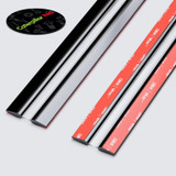 2x 1150 mm Black Acrylic Flexible Hinges, Self-Adhesive, No Glue Required