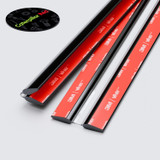 2x 1150 mm Black Acrylic Flexible Hinges, Self-Adhesive, No Glue Required
