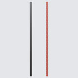 2x cerniere flessibili nere in acrilico 1150 mm, autoadesive, senza colla