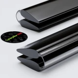 4x Black 100 mm Acrylic / Polycarbonate Low Profile Flexible Living Hinges