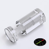 4x Distanziatori acrilici trasparenti 19x30 mm supporti murali per cartelli