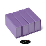 4x scatole regalo USB magnetiche viola chiaro, chiavette USB, matrimonio