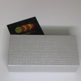 4x scatole regalo USB magnetiche argento testurizzato, chiavette USB