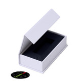 4x White Magnetic USB Presentation Gift Boxes, Flash Drives, Photography