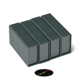 4x Sage Green Magnetic USB Presentation Gift Boxes, Flash Drives, Wedding
